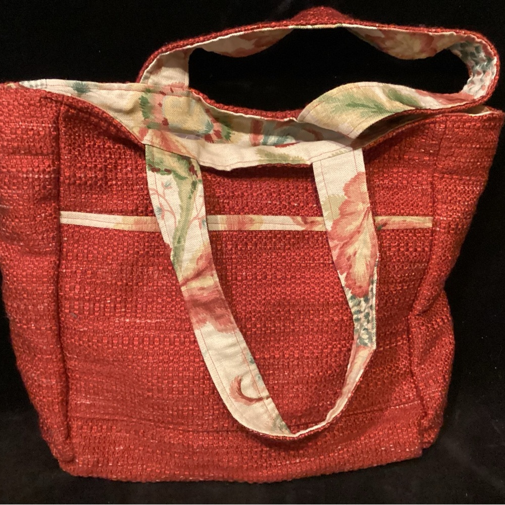 Woven Large Shoulder Bag